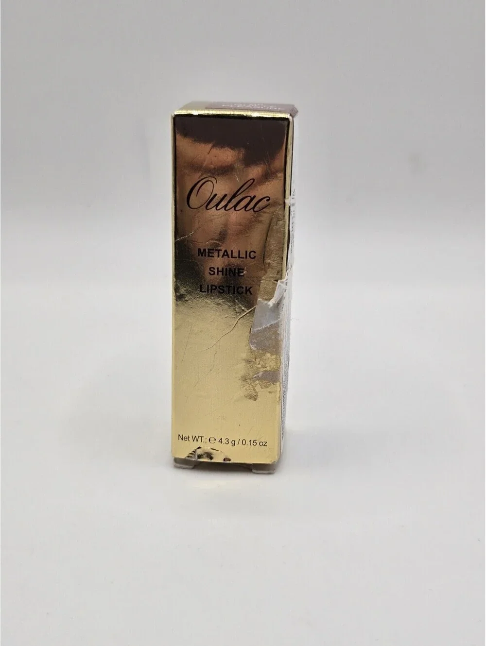 Oulac Metallic Shine Lipstick 09 Guilty Pleasure High Impact Glossy Shine New